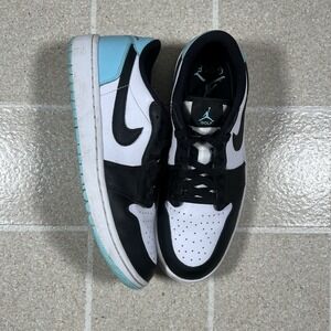 Men's Size 9- Nike Air Jordan 1 Low Golf Sneaker White Black Copa DD9315-114